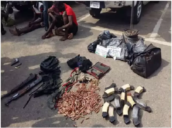 Soldiers who supply arms to militants nabbed in Lagos